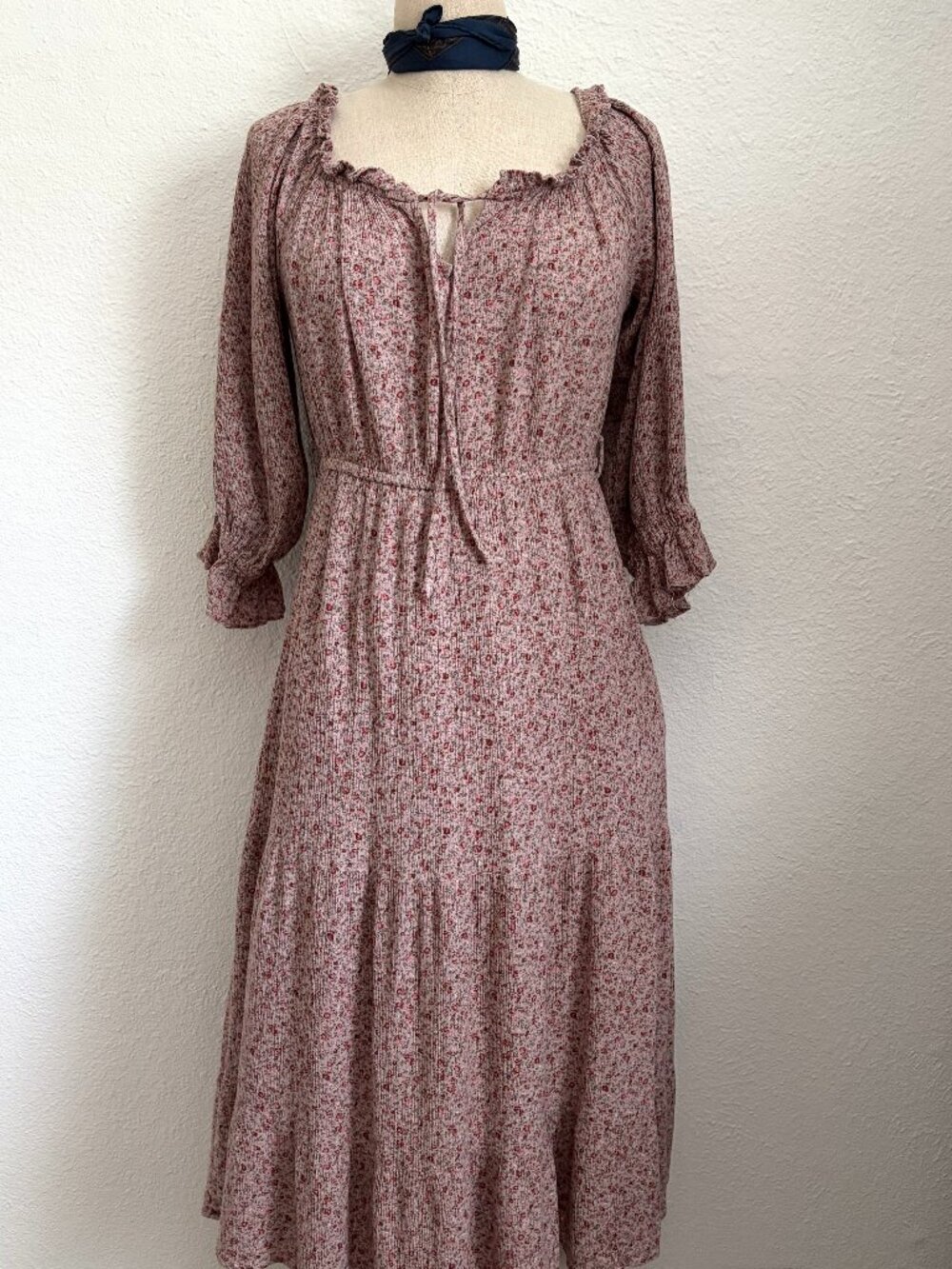 Neuflora Floral Peasant Dress M
